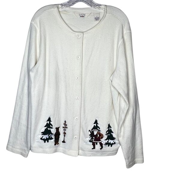 Vintage Bechamel‎ Christmas Cardigan Sweater - Picture 1 of 7